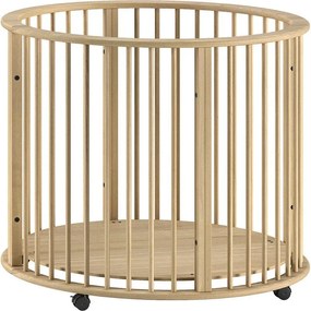 Țarc pentru copii în culoare naturală din lemn de fag 90x90 cm Dino – Vipack