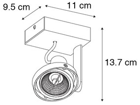 Spotlight modern negru - Master 70