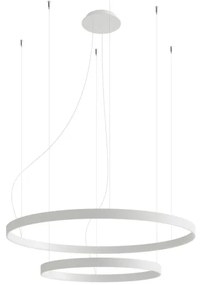 Lustră LED pe cablu RIO LED/80W/230V CRI90 3000K alb Thoro TH.176