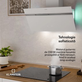 Klarstein Hota Alina, 80 cm, 600 m³/h, Silențioasă, Eficiență energetică A