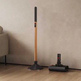 Aparat vertical pentru curatare umeda Dyson PencilWash WR04 637239-01, 300/340 ml, 30 min, 100 m², 2 moduri, Autopropulsie, Inclinare de 170°, LED, Negru/Auriu