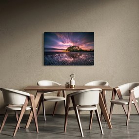 Tablou copacului pe plajă (90x60 cm)