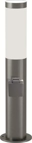 Brilagi - Lampă de exterior cu priză ELIA 1xE27/20W/230V IP44 50 cm crom
