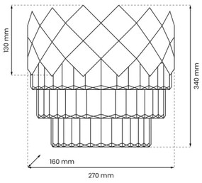 Aplică CARISMA 2xE14/40W/230V crom lucios
