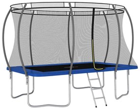 vidaXL Set trambulină dreptunghiulară, 335 x 244 x 90 cm, 150 kg