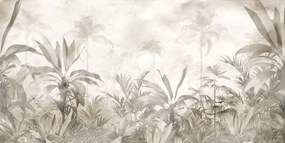 Fototapet, Soft Jungle, Beige, Rebel Walls