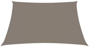 Pânză parasolar, gri taupe, 4,5x4,5 m, țesătură oxford, pătrat