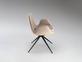 Scaun pivotant dining design elegant Zuna bej