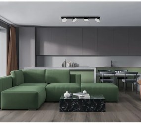 Spot LED CASTELIO 4xLED/5W/230V 4000K negru ITALUX SPL-31976-4B-BK