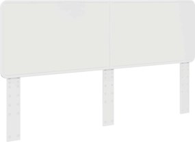 vidaXL Tăblie cap Alb 200 cm Lemn compozit