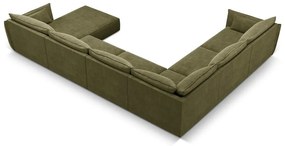 Colțar verde (pe partea stângă) Vanda – Mazzini Sofas
