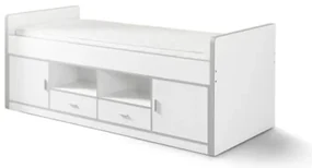 Pat cu Depozitare Integrată, Alb (PAL) – Bonny – Vipack