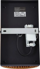 Lampă de perete Japandi portocalie cu negru și frânghie IP44 - Jayla