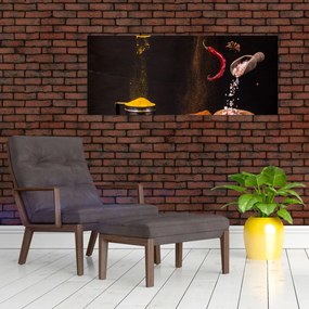 Tablou - Condimente în mișcare (120x50 cm)