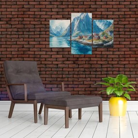Tablou - Sat norvegian (90x60 cm)
