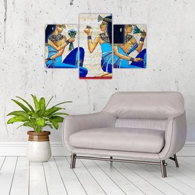 Tablou - Picturi egiptene (90x60 cm)