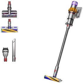 Aspirator vertical Dyson V15 Detect Abseolute, 660W, 0.76 l, 60 min autonomie, Senzori, 3 moduri, LCD, Gri