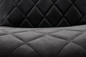 Scaun K525 velvet negru