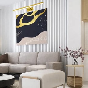 Aplică LED pentru tablouri PINTO LED/12W/230V aurie