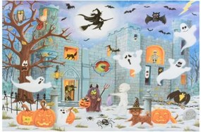 Pictură pe perete Castelul blestemat, 9 LED-uri, 60 x 40 cm