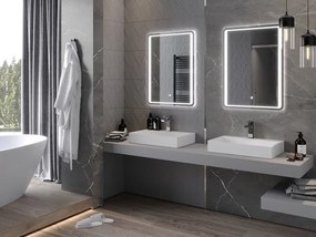 Mexen Zusa oglindă de baie iluminată 60 x 80 cm, LED 6000K, anti-ceață - 9808-060-080-611-00