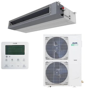 Aparat de aer conditionat pentru conducte AUX AUMD-H60/SDR3HC + AL-H60/SDR3C2(U), 60000 BTU, 100 m², R-32, Alb