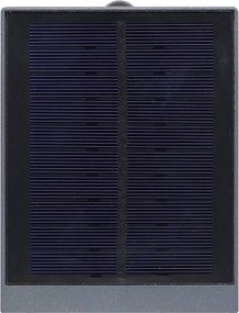 Hesperide - Lampă de perete solară cu LED MULTY LED/3,7V 2600 mAh IP65 antracit