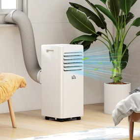 HOMCOM Climatizator Portabil 9000BTU: Răcire, Ventilator, Umiditate, Control Distanță - 20m² | Aosom Romania