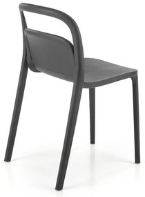 Scaun de bucaterie Lipa, negru