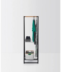 Suport multifunctional pentru haine Brabantia Linn 1000814, Otel, Negru