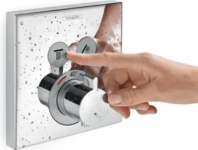 Baterie cada/dus cu termostat, Hansgrohe ShowerSelect, montaj incastrat, crom, 15763000