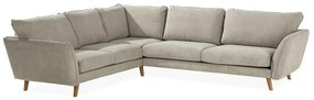 Colțar Seattle P101Beige, Stejar, 297x257x80cm, 140 kg, Picioare: Lemn