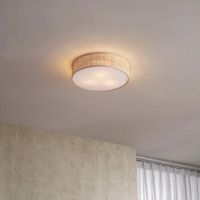 Plafonieră orientală din ratan 38cm - Trammy