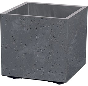 Ghiveci SIERRA SQUARE BETON EFFECT 38,5 cm , gri, M