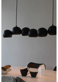 Lustră neagră cu abajur din metal Cupolo – Markslöjd