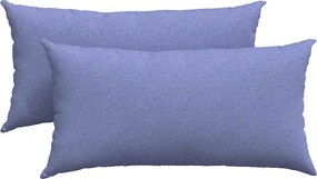 vidaXL Perne pentru canapea 2 pcs Albastru Jeans 80 x 40 cm țesătură