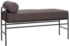 Bancă tapițată / Divan cu pernă Hübsch Pipe, maro