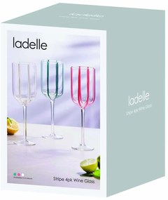 Set de pahare 4 buc. de vin 350 ml Stripe – Ladelle