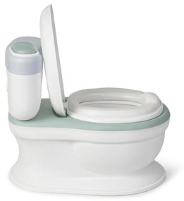 Olita de tip WC, muzicala, alb si mint