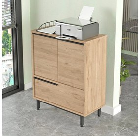 Dulap cu rafturi Bulelo 3 (nuc). 1094294