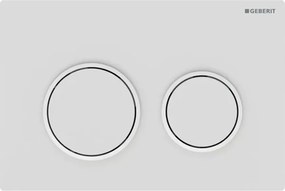 Clapeta de actionare Geberit Omega20 alb mat