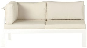 Set mobilier de grădină Mesza (Alb +  bej). 1081373