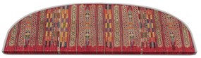 Covorașe pentru scări roșii 16 buc. 20x65 cm Anatolia – Vitaus