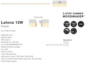 Aplica LED pentru mobila MOODMAKER Latona 12W 47436101 NL