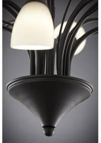 Jupiter 2056 - Candelabru GLORIOSA pe tijă 10xG9/14W/230V, negru