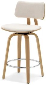 Scaun Heindrich (crem + stejar). 1110626