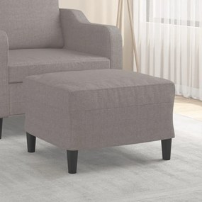 vidaXL Taburet, gri taupe, 60x50x41 cm, material textil