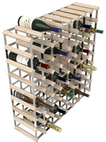 Raft pentru vinuri RTA pentru 72 de sticle, asamblat, pin/gri