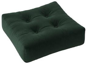 Puf din catifea reiată Karup Design More Seaweed