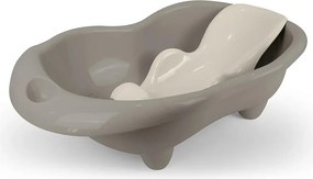 Cadă pentru copii Dolu Hippo cu șezlong, gri, 26 x84,5 x 50,5 cm